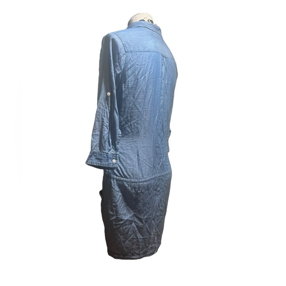 OLD NAVY Women’s Chambray Denim Dress 👗 Size Large - Picture 5 of 9